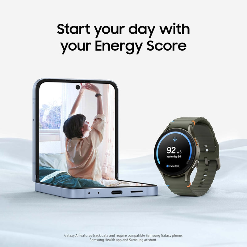 Samsung Galaxy Watch 7 LTE + Bluetooth (40mm) AI Smartwatch | Korean Sim Free Version 2024 Model